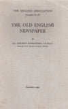 101632 - 'THE OLD ENGLISH NEWSPAPER' BY MRS HERBERT RICHARDSON.