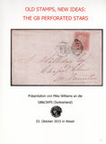 101650 - OLD STAMPS, NEW IDEAS: THE GB PERFORATED STARS BY MIKE WILLIAMS.