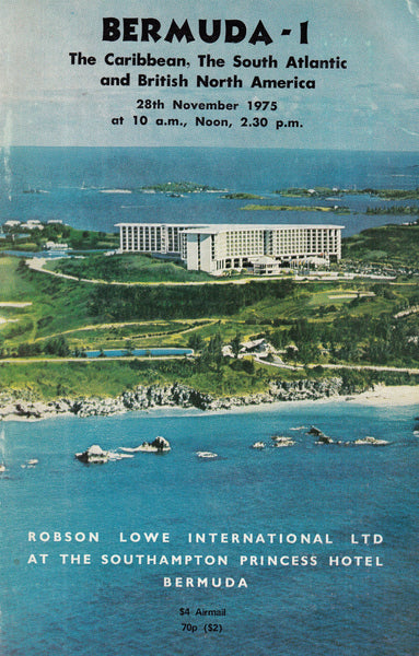 101664 - ROBSON LOWE SALES NOVEMBER 1975 HELD IN BERMUDA OFFERING USA ETC.