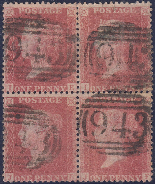 101801 - PL.49 (IE IF JE JF) BLOCK OF FOUR (SG40)/DORSET.