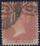 101814 - PL.46 MATCHED PAIR LETTERED PI ON BLUED (SG29) AND WHITE PAPER (SG40).