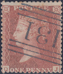 101877 - PL.46 (QJ) (SG40)/BLUE "131" NUMERAL OF EDINBURGH (SPEC C1vb CAT £400).