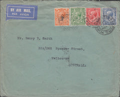 101923 - 1934 MAIL BRADFORD (YORKS) TO AUSTRALIA.