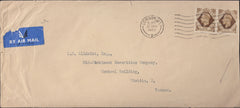 101988 - 1952 SAMPLE MAIL LONDON TO USA.