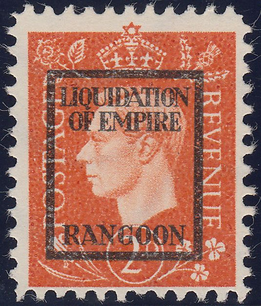 102002 - 1944 GERMAN PROPAGANDA FORGERY/RANGOON.