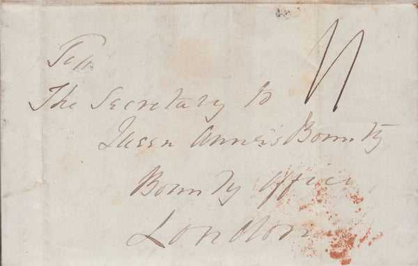 102138 - 1838 QUEEN ANNE'S BOUNTY/LANCS.