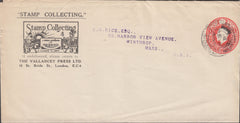 102402 - PHILATELY/NEWSPAPER WRAPPER LONDON TO USA.