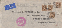 102407 - 1939 MAIL LONDON TO ARGENTINA.