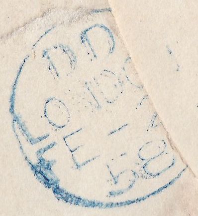 102483 - 1856/1857 PL.47 USED MATCHED PAIR LETTERED NC ON BLUED PAPER (SG29) AND WHITE PAPER (SG40).