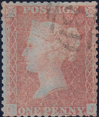 102488 - 1856/7 PL.46 USED MATCHED PAIR BLUED PAPER (SG32) AND WHITE PAPER (SG40) LETTERED CJ.
