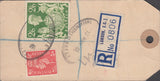 102566 - 1948 BANKER'S PARCEL TAG/KGVI 2/6 YELLOW-GREEN (SG476b).