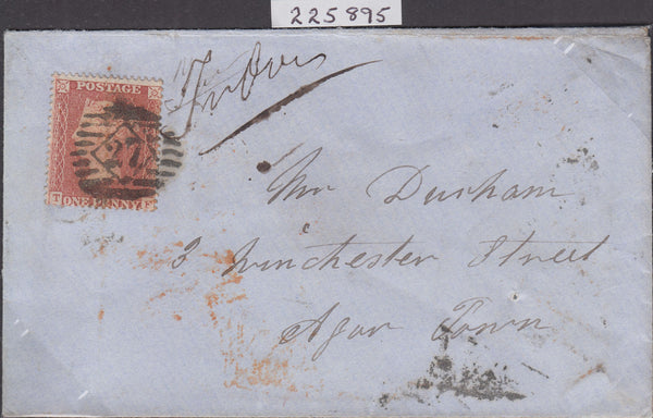 102635 - PL.10 (TF) (SG21) ON COVER/MANUSCRIPT ATTEMPTED DELIVERY.