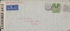 102708 - 1942 MAIL GALASHIELS TO NEW YORK.