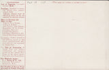 102752 - 1911 FIRST OFFICIAL U.K. AERIAL POST/UNUSED LONDON POST CARD IN RED-BROWN.