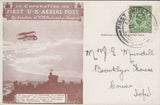 102873 - 1911 FIRST OFFICIAL U.K. AERIAL POST/LONDON POST CARD TO ISLE OF WIGHT.