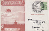 102886 1911 FIRST OFFICIAL U.K. AERIAL POST, A USED SET OF SIX LONDON POST CARDS USED ON THE SIX DIFFERENT DATES FOR THIS EVENT ALL WITH THE SCARCER DIE 5, TO THE SAME ADDRESSEE.