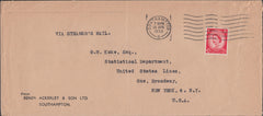 102916 - 1953 "STEAMER MAIL" SOUTHAMPTON TO USA.