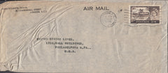 102925 - 1959 MAIL LONDON TO THE USA/2/6 CASTLE.