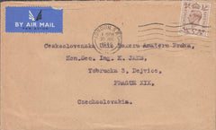 103065 - 1948 MAIL LONDON TO PRAGUE.