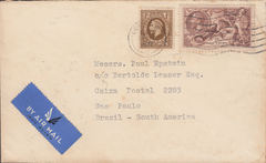 103188 - 1939 MAIL LONDON TO BRAZIL 2/6D SEAHORSE (SG450).