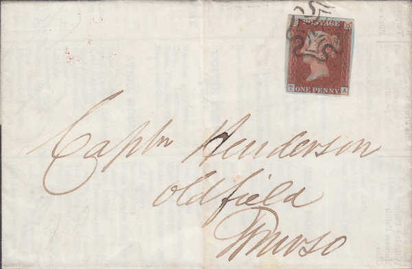 103334 - EDINBURGH M.C. (SPEC B1ty) ON COVER/SUPERB PRINTED CONTENT/PL.14 (TA) (SG8).