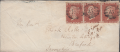 103345 - 1856 CRIMEAN MAIL CRIMEA TO BEAFORD, DEVON/PL.11 (SG24) (RD RE RF).