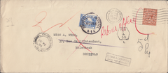 103361 - 1934 UNDERPAID MAIL LONDON TO BRUSSELS.