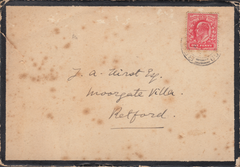 103395 - 1902 MAIL BERRIEDALE (CAITHNESS) TO RETFORD WITH ORIGINAL MEMORIAL CARD.