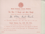 103397 - 1891 MAIL USED IN RETFORD WITH INVITATION TO ATTEND A CONVERSAZIONE.
