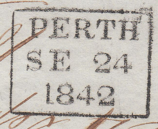 103524 - PL.24 (MD)/PERTH MALTESE CROSS (SG8 SPEC B1tt) ON COVER.