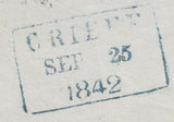 103524 - PL.24 (MD)/PERTH MALTESE CROSS (SG8 SPEC B1tt) ON COVER.