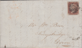 103571 - 1842 ENTIRE SUPERB ILLUSTRATED BILL HEAD OF SAILING SHIP/PL.20 (LA) (SG8).