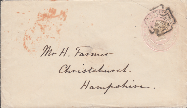 103673 - 1843 1D PINK/DISTINCTIVE DUBLIN M.C.