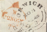 103888 - THE DISTINCTIVE MALTESE CROSS OF NORWICH ON COVER (SPEC B1ts CAT. £1800).