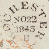 103888 - THE DISTINCTIVE MALTESE CROSS OF NORWICH ON COVER (SPEC B1ts CAT. £1800).
