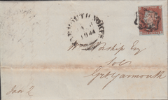 103889 - THE DISTINCTIVE MALTESE CROSS OF NORWICH ON COVER (SPEC B1ts CAT. £1800).