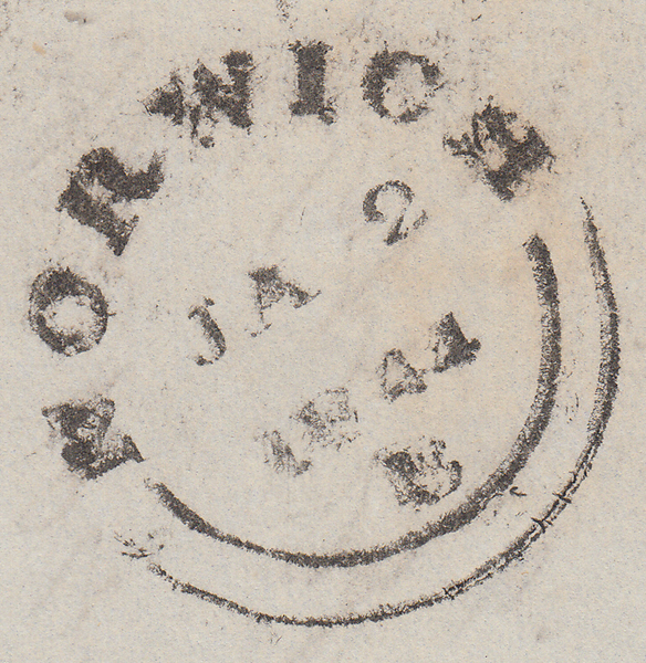 103889 - THE DISTINCTIVE MALTESE CROSS OF NORWICH ON COVER (SPEC B1ts CAT. £1800).