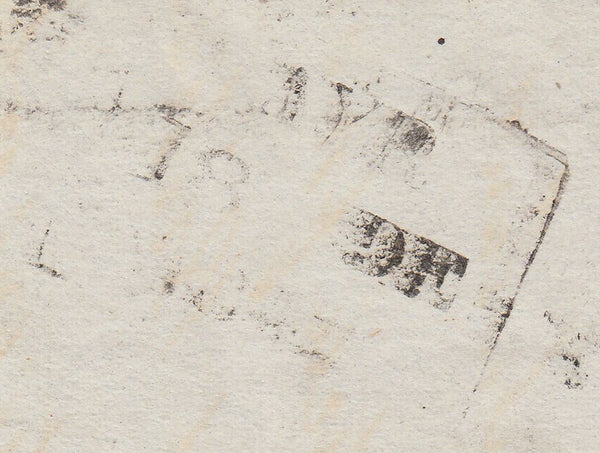 103906 1841 MAIL LIVERPOOL TO AYR 1D REDS (SG8) x 2 LIVERPOOL MALTESE CROSSES.