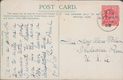 103949 - 1906 POST CARD BANTRY TO THE USA.