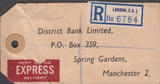 104148 - 1949 KGVI BANKERS PARCEL TAG/2/6 YELLOW-GREEN (SG476b).