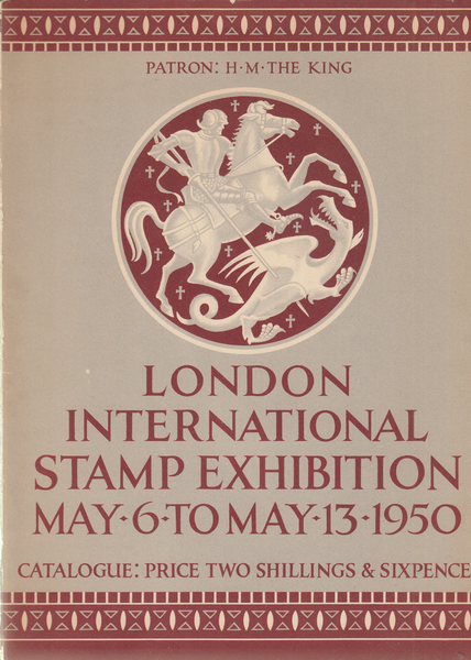 104199 - LONDON INTERNATIONAL STAMP EXHIBITION MAY 6 TO MAY 13 1950.