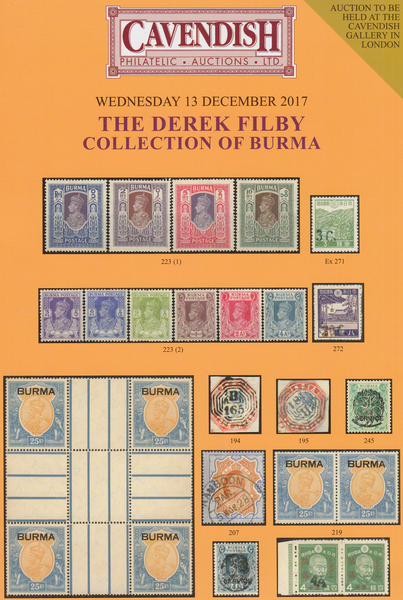 104298 - THE DEREK FILBY COLLECTION OF BURMA.