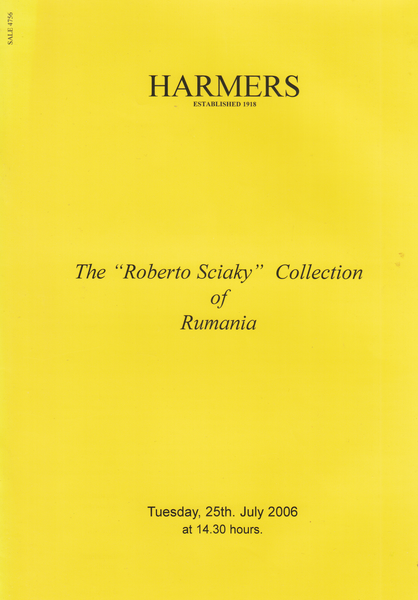 104341 - THE "ROBERTO SCIAKY" COLLECTION OF RUMANIA.