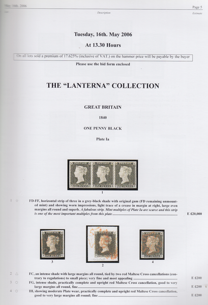 104344 - THE "LANTERNA" COLLECTION OF GREAT BRITAIN.