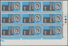 104698 - 1966 3D WESTMINSTER ABBEY (SG687) DOUBLE PERFORATION STRIKE.