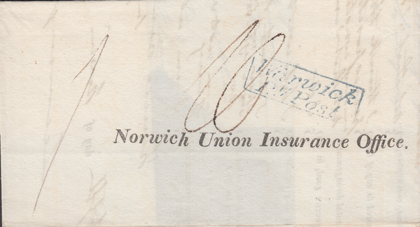 104762 - 1826 WARWICK PENNY POST.