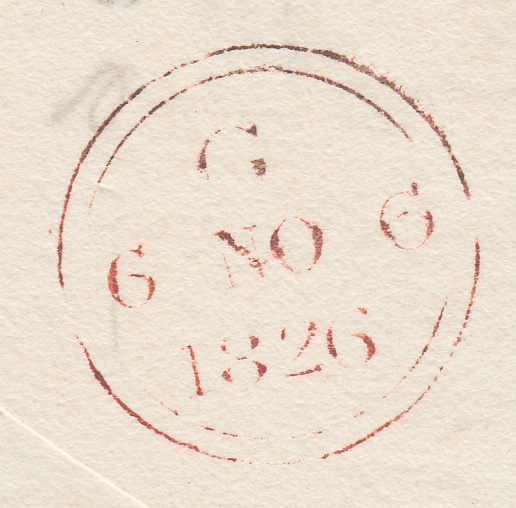 104762 - 1826 WARWICK PENNY POST.