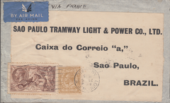 104771 - 1935 MAIL LONDON TO BRAZIL 2/6D SEAHORSE (SG450).