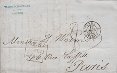 104909 - 1850 MAIL LONDON TO PARIS.