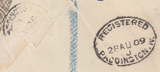 105020 - 1909 REGISTERED MAIL PADDINGTON TO GERMANY.
